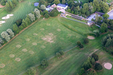 Förde Golf Club eV Glücksburg in the district Bockholm in Glücksburg in the state Schleswig Holstein, Germany from above