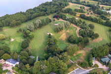 Förde Golf Club eV Glücksburg in the district Bockholm in Glücksburg in the state Schleswig Holstein, Germany from the plane