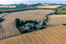 Aerial photograpy of Recycling yard Philipsthal GmbH in the district Roikier in Steinbergkirche in the state Schleswig Holstein, Germany
