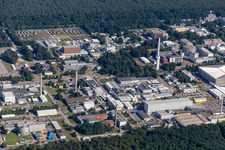 KIT North, Grabener Straße in the district Leopoldshafen in Eggenstein-Leopoldshafen in the state Baden-Wuerttemberg, Germany
