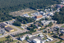 Research building and office complex of Karlsruhe Institut fuer Technologie Campus Nord in Eggenstein-Leopoldshafen in the state Baden-Wurttemberg, Germany
