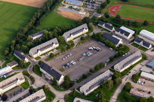 Building complex of the former customs barracks now state police department in Bad Bergzabern in the state Rhineland-Palatinate