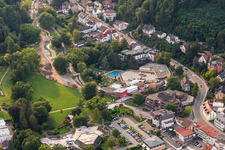 Südpfalz Therme in Bad Bergzabern in the state Rhineland-Palatinate, Germany out of the air