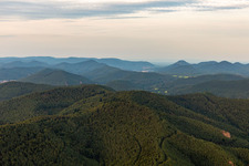 Oblique view of Oberschlettenbach in the state Rhineland-Palatinate, Germany