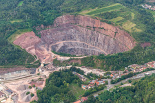 Quarry in Albersweiler in the state Rhineland-Palatinate, Germany