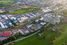 Robert-Bürkle-Straße industrial area in Freudenstadt in the state Baden-Wuerttemberg, Germany