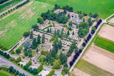 Cemetery in Neulußheim in the state Baden-Wuerttemberg, Germany
