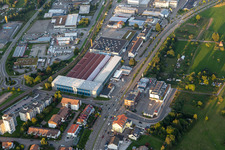 Aerial photograpy of Freudenstadt in the state Baden-Wuerttemberg, Germany