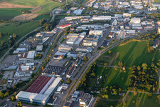 Industrial and commercial area on Stuttgarter Strasse in Freudenstadt in the state Baden-Wuerttemberg, Germany