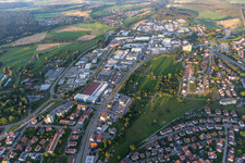 Freudenstadt in the state Baden-Wuerttemberg, Germany from above