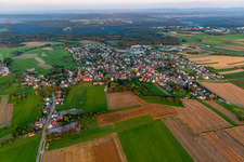 Oblique view of District Hochmössingen in Oberndorf am Neckar in the state Baden-Wuerttemberg, Germany