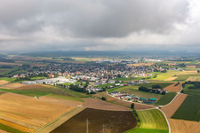 Aerial view of Dunningen in the state Baden-Wuerttemberg, Germany