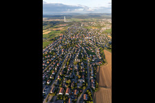 Aerial photograpy of Zimmern ob Rottweil in the state Baden-Wuerttemberg, Germany