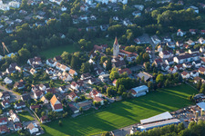 With St. Pelagius Church in the district Altstadt in Rottweil in the state Baden-Wuerttemberg, Germany
