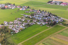 Aerial photograpy of Bösingen in the state Baden-Wuerttemberg, Germany