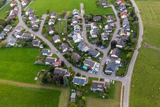 Oblique view of Bösingen in the state Baden-Wuerttemberg, Germany