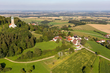Aerial photograpy of District Offingen in Uttenweiler in the state Baden-Wuerttemberg, Germany