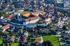 Complex of buildings of the monastery in Bad Schussenried in the state Baden-Wuerttemberg, Germany