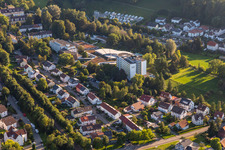 Spa and swimming pools at the swimming pool of the leisure facility Waldsee-Therme of the Klinik Mayenbad in Bad Waldsee in the state Baden-Wuerttemberg, Germany