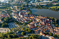 Church building in " Stadtpfarrkirche St. Peter " Old Town- center of downtown in Bad Waldsee in the state Baden-Wuerttemberg, Germany