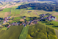 District Obermöllenbronn in Bad Waldsee in the state Baden-Wuerttemberg, Germany