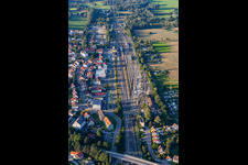 Railroad station in the district Steegen in Aulendorf in the state Baden-Wuerttemberg, Germany