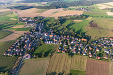 Aerial view of District Braunenweiler in Bad Saulgau in the state Baden-Wuerttemberg, Germany