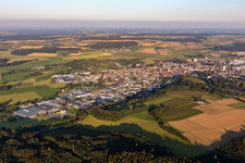 Industrial estate and company settlement in Bad Saulgau in the state Baden-Wuerttemberg, Germany