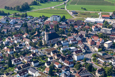Church building of  in the village of in Baienfurt in the state Baden-Wuerttemberg, Germany