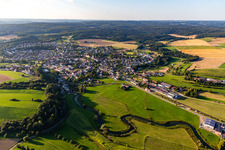 Aerial photograpy of Bingen in the state Baden-Wuerttemberg, Germany