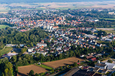 Oblique view of Riedlingen in the state Baden-Wuerttemberg, Germany