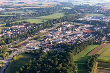 Railroad station in Riedlingen in the state Baden-Wuerttemberg, Germany