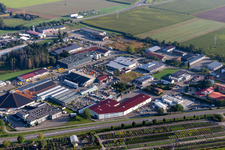 Industrial estate and company settlement in Riedlingen in the state Baden-Wuerttemberg, Germany