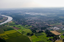 Aerial photograpy of Hasselt in the state Limburg, Netherlands