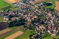 Parish church of St. John Nepomuk in the district Wilflingen in Langenenslingen in the state Baden-Wuerttemberg, Germany