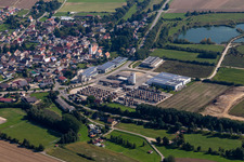 Building and production halls on the premises of Anton Kessel GmbH in Andelfingen in the state Baden-Wuerttemberg, Germany