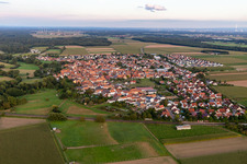 Bird's eye view of Winden in the state Rhineland-Palatinate, Germany