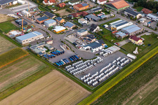 Gereutäcker industrial area in Hatzenbühl in the state Rhineland-Palatinate, Germany