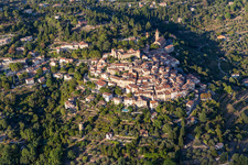 Aerial photograpy of Callian in the state Var, France