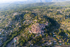 Callian in the state Var, France seen from above