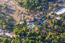 Montauroux in the state Var, France viewn from the air