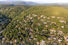 Montauroux in the state Var, France seen from a drone