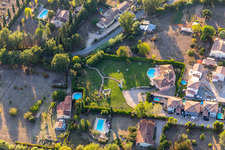 Aerial view of Montauroux in the state Var, France