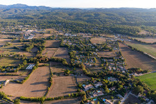 Callian in the state Var, France from a drone