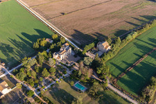 Clamasix Domaine Breuil in Graveson in the state Bouches du Rhone, France out of the air