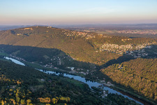 Belvédère de Montfaucon with transmission tower TéléDiffusion De TDF and relay radio ERDF in Montfaucon in the state Doubles, France
