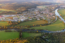 Aerial photograpy of Roche-lez-Beaupré in the state Doubles, France