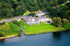 De Hamert in the state Limburg, Netherlands from the plane