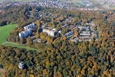 Bergwaldsiedlung in the district Durlach in Karlsruhe in the state Baden-Wuerttemberg, Germany