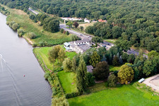 De Hamert in the state Limburg, Netherlands from a drone
